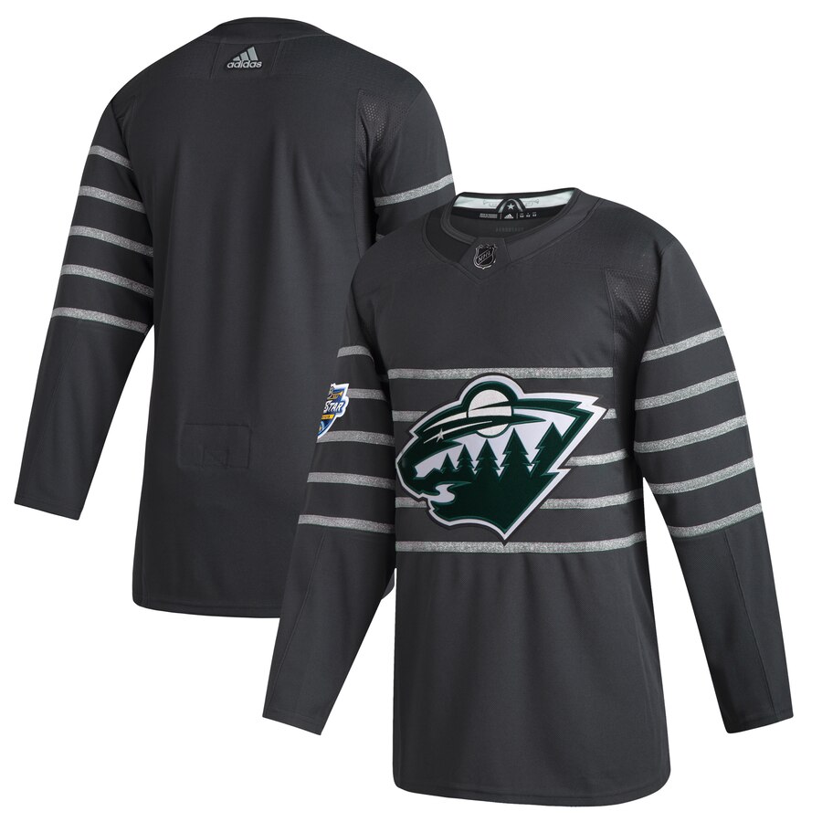 Cheap Men Minnesota Wild Adidas Gray 2020 NHL All Star Game Authentic Jersey
